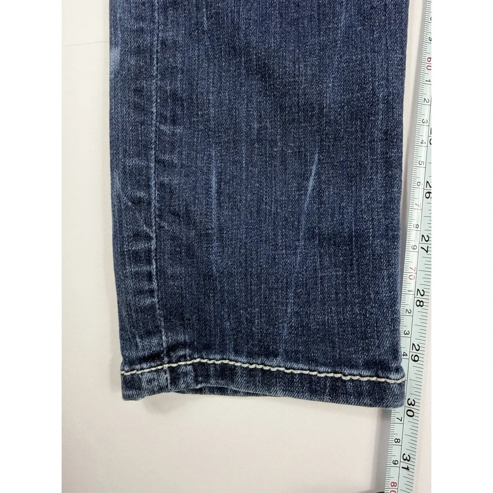 BKE Sabrina Skinny Stretch Jeans Womens 27R Blue Medium Wash Low Rise Denim